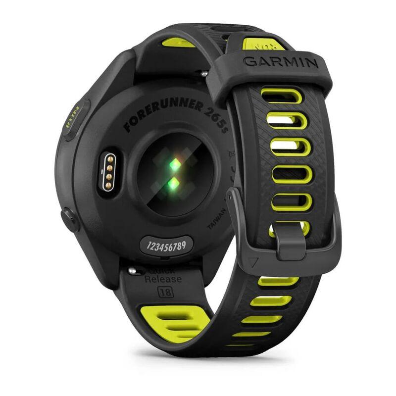 Garmin Forerunner 265S Smartwatch - Black Bezel And Case With Black/Amp Yellow Silicone Band - фото 5 - id-p115279053