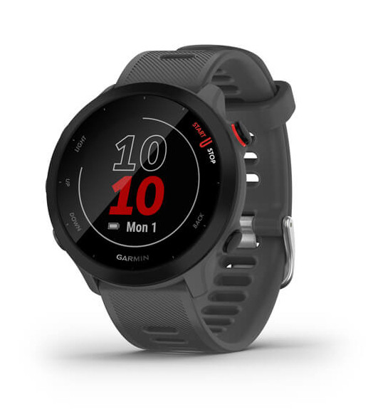 Garmin Forerunner 55 GPS Monterra Grey Smartwatch - фото 1 - id-p115279059