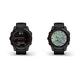 Garmin Fenix 7 Sapphire Solar 47Mm Carbon Grey DLC Titanium Ith Black Band Smartwatch, фото 3