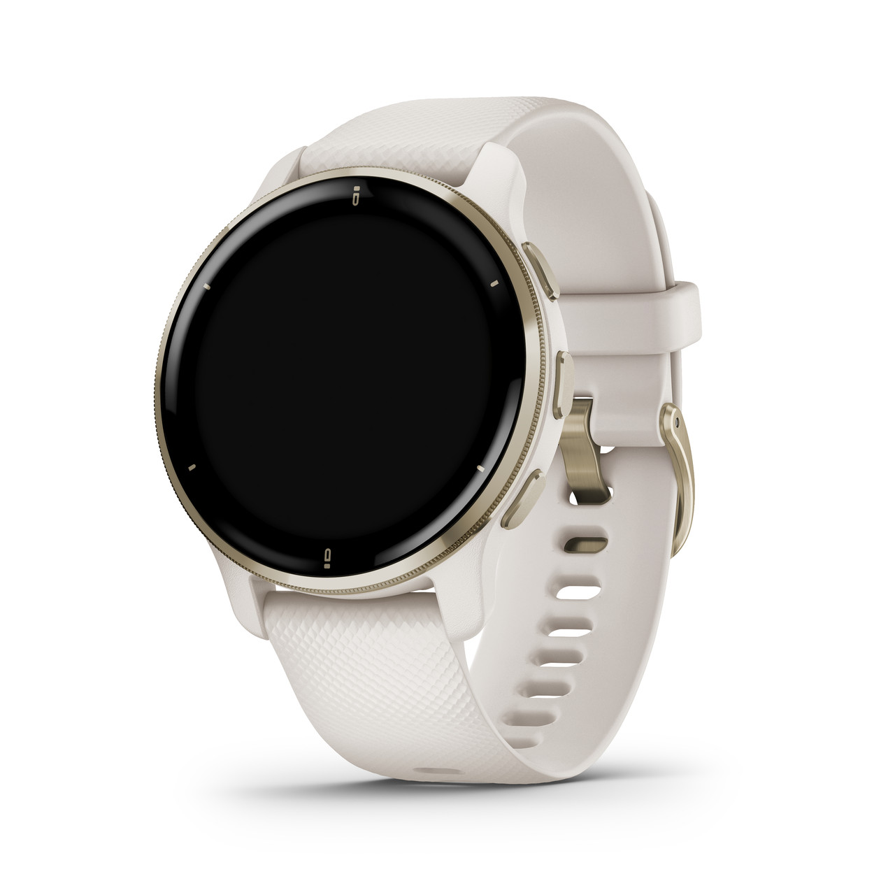 Garmin Venu 2 Plus Cream Gold Stainless Steel Bezel with Ivory Case and Silicone Band Smartwatch - фото 1 - id-p115279086