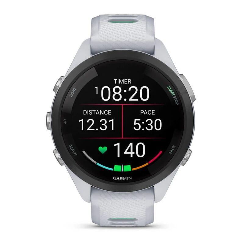 Garmin Forerunner 265S Smartwatch - Black Bezel With Whitestone Case And Whitestone/Neo Tropic Silicone Band - фото 2 - id-p115279087