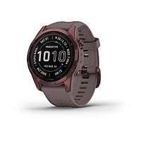 Garmin Fenix 7S Sapphire Solar 42Mm Dark Bronze Titanium with Shale Grey Band Smartwatch