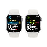 Apple Watch Series 8 GPS 41mm Silver Aluminum Case with White Sport Band, фото 5