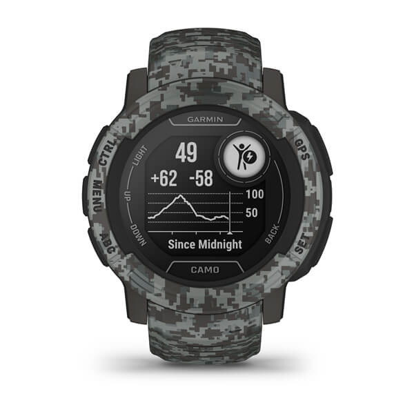 Garmin Instinct 2 Camo Edition 45mm Smartwatch - Graphite Camo - фото 9 - id-p115279109