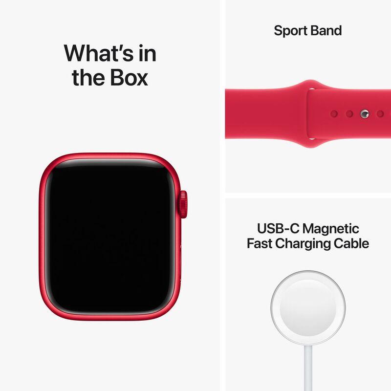 Apple Watch Series 8 GPS 45mm (Product) Red Aluminum Case with (Product) Red Sport Band - фото 7 - id-p115279132