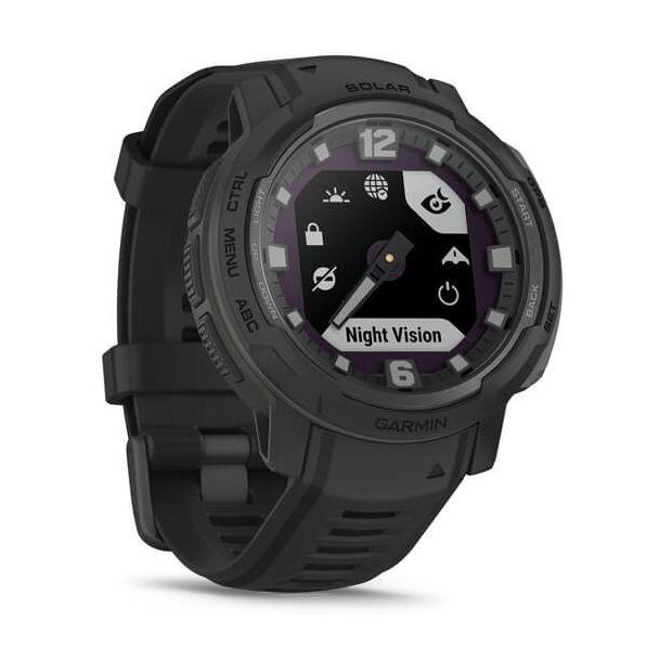 Garmin Instinct Crossover Solar - Tactical Edition Smartwatch - Black - фото 3 - id-p115279140