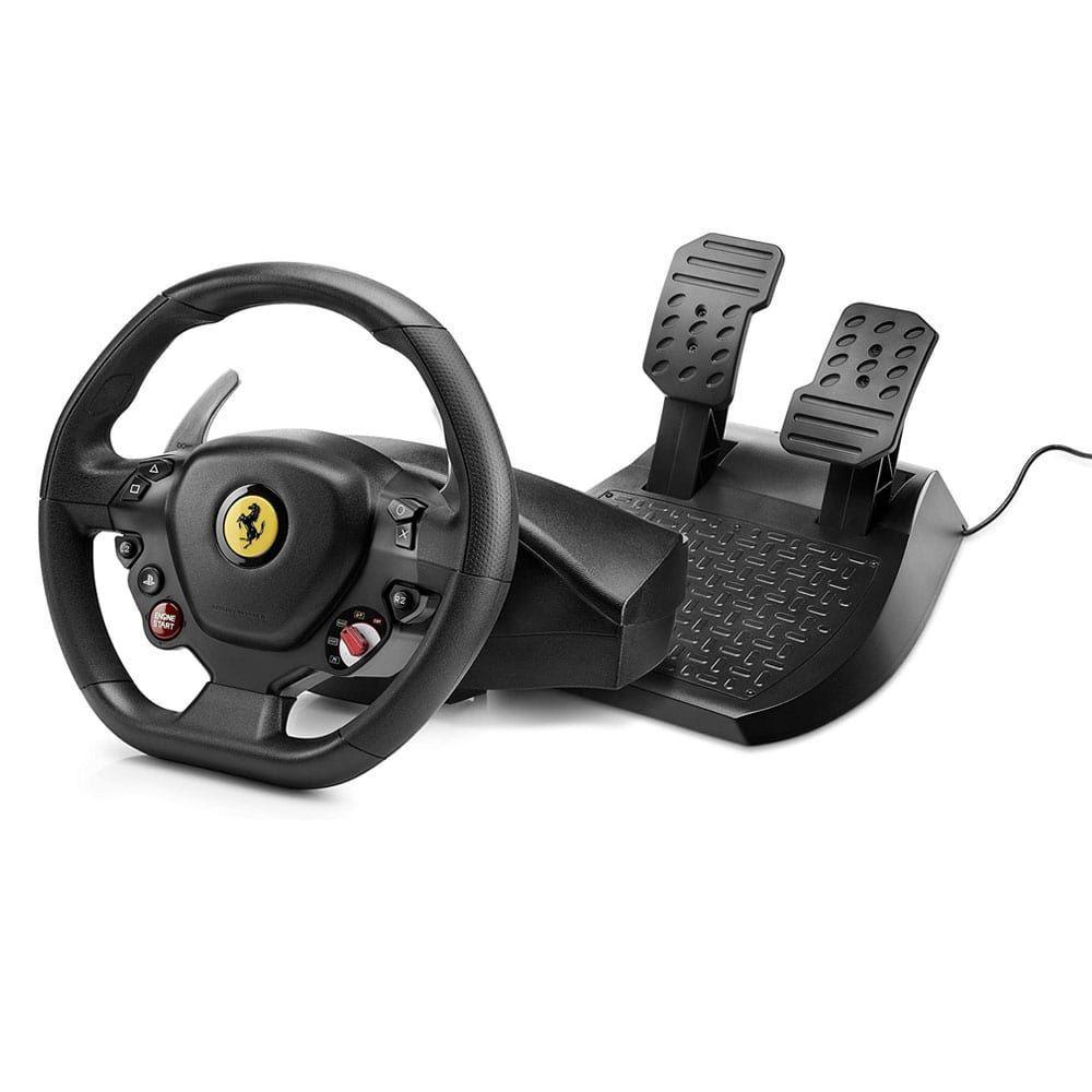 Thrustmaster T80 Ferrari 488 GTB Edition Racing Wheel + Pedals for PS4 - фото 1 - id-p115279199