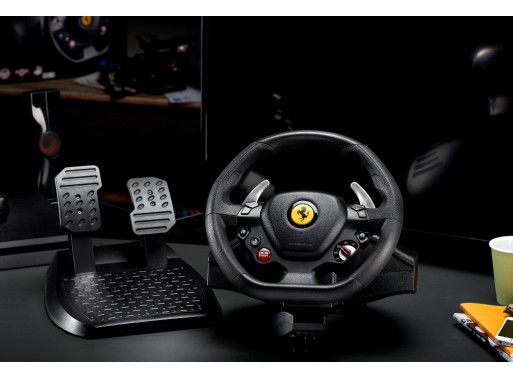 Thrustmaster T80 Ferrari 488 GTB Edition Racing Wheel + Pedals for PS4 - фото 5 - id-p115279199