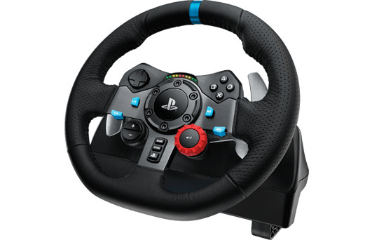 Logitech G G29 Driving Force Racing Wheel for PlayStation 4 and PlayStation 3 - фото 2 - id-p115279202