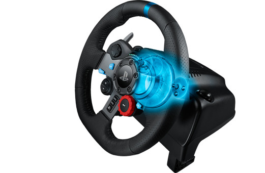 Logitech G G29 Driving Force Racing Wheel for PlayStation 4 and PlayStation 3 - фото 5 - id-p115279202