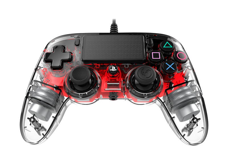 Nacon Wired Compact Controller Red for PS4 - фото 3 - id-p115279209