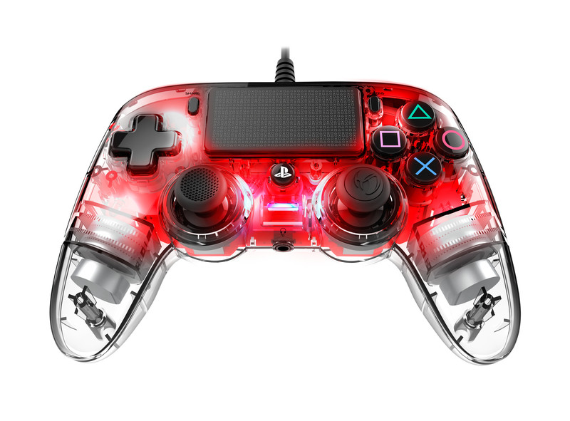 Nacon Wired Compact Controller Red for PS4 - фото 7 - id-p115279209