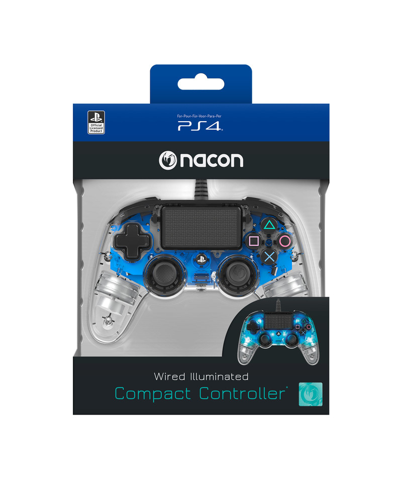 Nacon Light Blue Controller for PS4 - фото 3 - id-p115279212