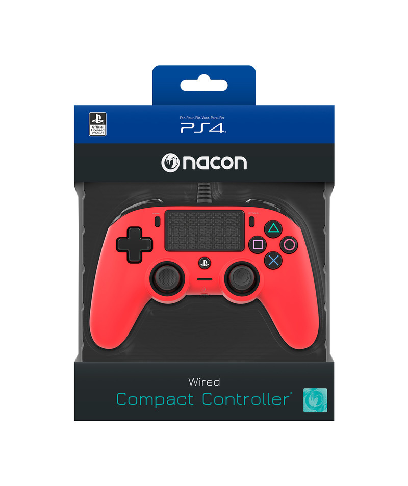 Nacon Red Controller for PS4 - фото 3 - id-p115279215