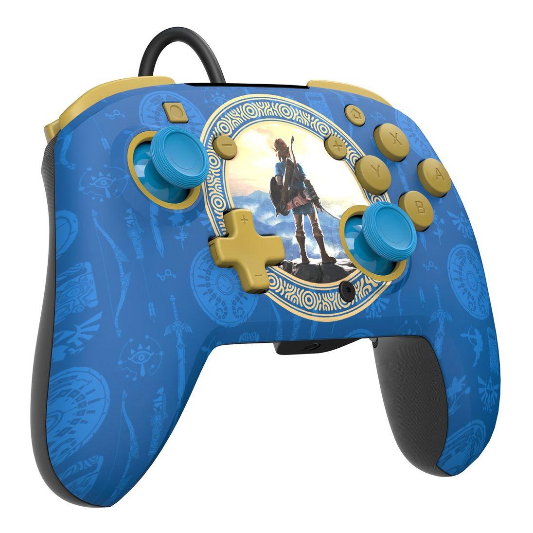 PDP Nintendo Switch Rematch Wired Controller - Hyrule Blue - фото 1 - id-p115279247