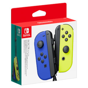 Nintendo Joy-Con Controller Neon Blue/Yellow for Nintendo Switch - фото 3 - id-p115279257