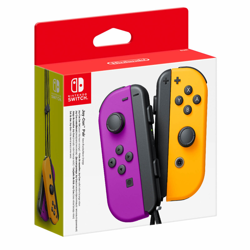 Nintendo Joy-Con Controller Neon Purple/Orange for Nintendo Switch - фото 2 - id-p115279258