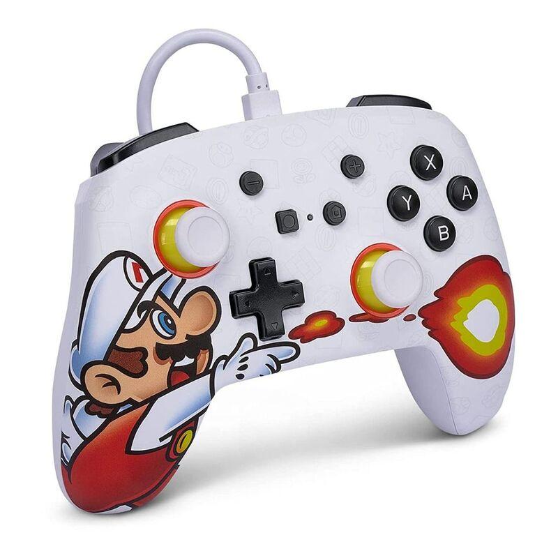 PowerA Enhanced Wired Controller for Nintendo Switch - Fireball Mario - фото 2 - id-p115279263