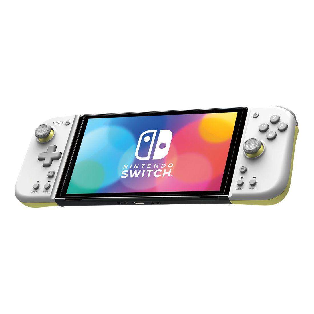 Hori Split Pad Compact for Nintendo Switch - Light Grey/Yellow - фото 1 - id-p115279264