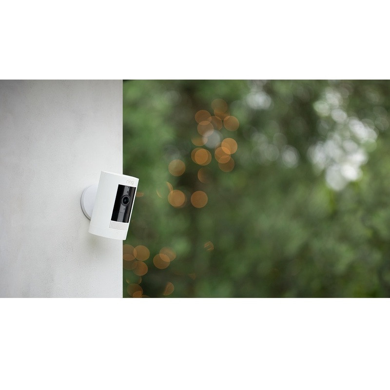 Ring Stick Up Cam Indoor/Outdoor Battery White - фото 4 - id-p115279277