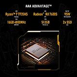 Asus TUF Gaming A16 Advantage Edition Gaming (2023) Laptop - AMD Ryzen 7-7735HS / 16inch WUXGA / 512GB SSD /, фото 5