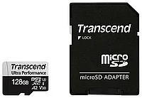 MicroSD жад картасы 128GB Class 10 U3 Transcend TS128GUSD340S