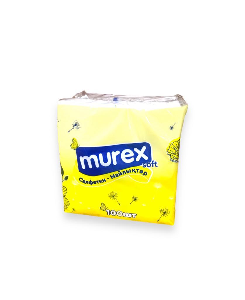 Салфетки Soft "Murex"/белые/2х-сл/25*25