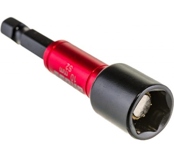 Бита с торцевой головкой, магнит, Nut-Driver, 10 мм, S2// Gross