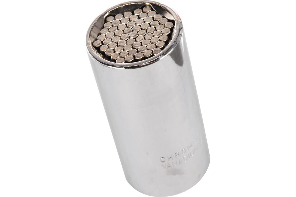 Головка торцевая многоразмерная (11-32мм) под квадрат 1/2", CrV, хромир.// Gross