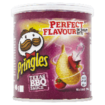 Чипсы PRINGLES Texac BBQ 40 гр (12 шт в упаковке) ВЕЛИКОБРИТАНИЯ