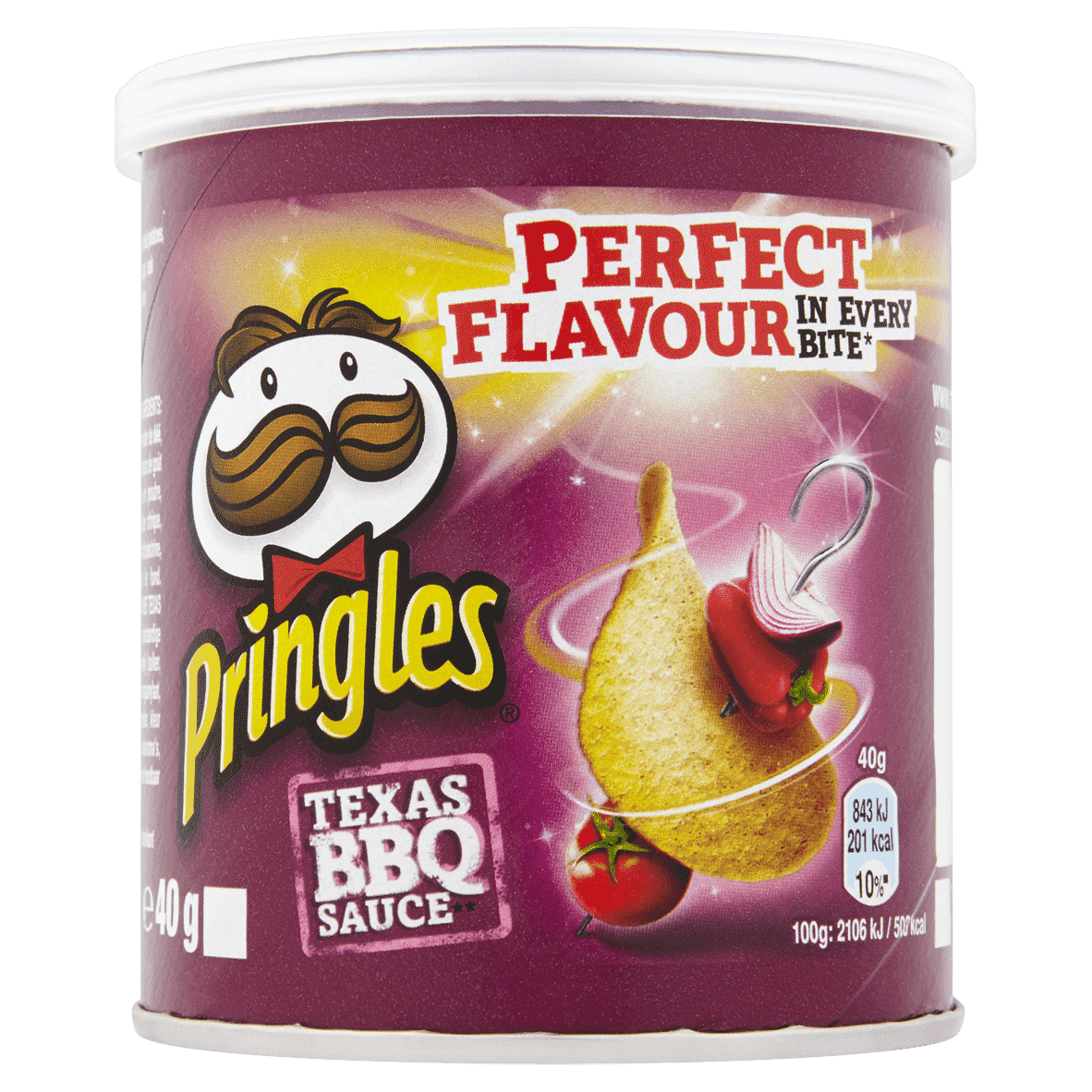 Чипсы PRINGLES Texac BBQ 40 гр (12 шт в упаковке) ВЕЛИКОБРИТАНИЯ - фото 1 - id-p115286575