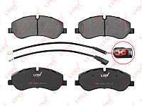 Колодки тормозные дисковые | перед | LYNXauto BD3043