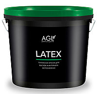 Латексная краска для фасада и интерьера "AGL LATEX" 1кг.