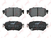 Колодки тормозные дисковые | зад прав/лев | LYNXauto BD5135