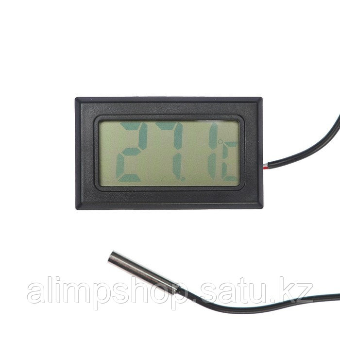 Термометр цифровой, ЖК-экран, провод 1 м - фото 8 - id-p115290580