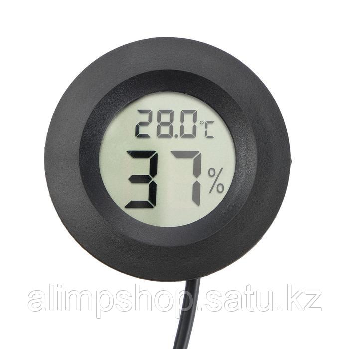 Термометр, гигрометр цифровой, ЖК-экран, провод 1.5 м - фото 2 - id-p115290598