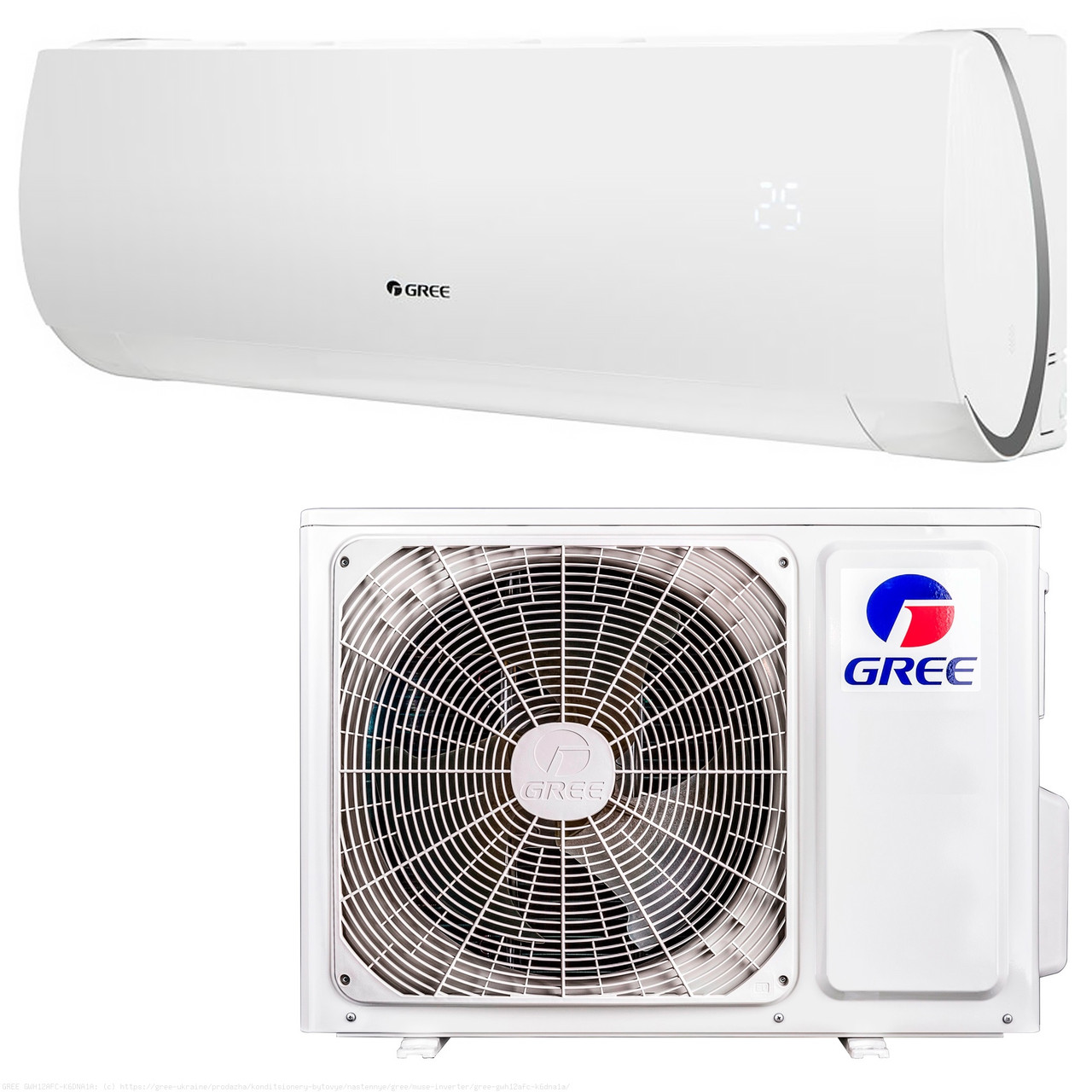 Кондиционер настенный Gree-07: Muse R410A GWH07AFAXA-K3NNA1A - фото 4 - id-p115290980