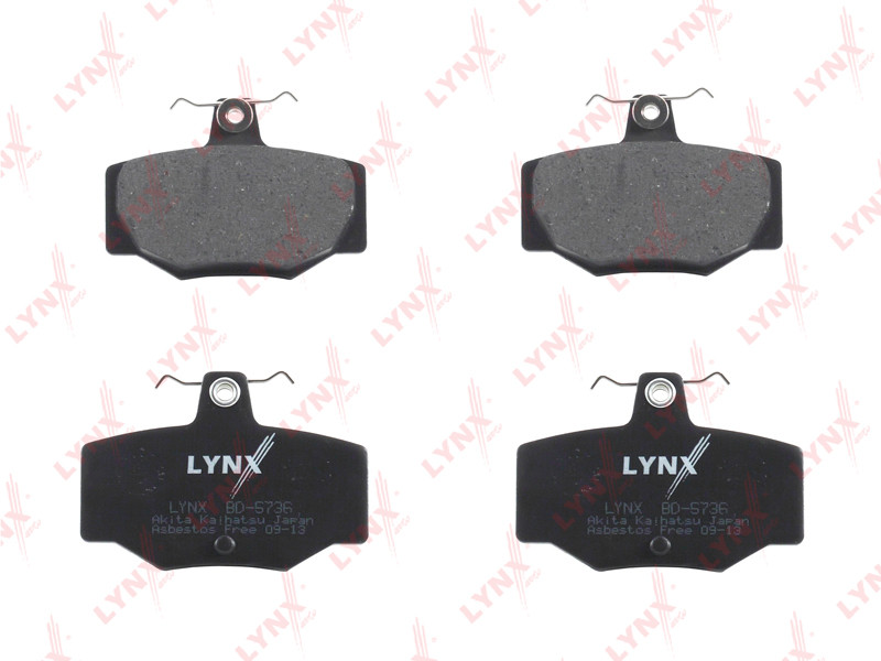 Колодки тормозные дисковые | зад | LYNXauto BD5736 - фото 1 - id-p114621226