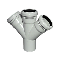 Кәріздік айқастырма 45°