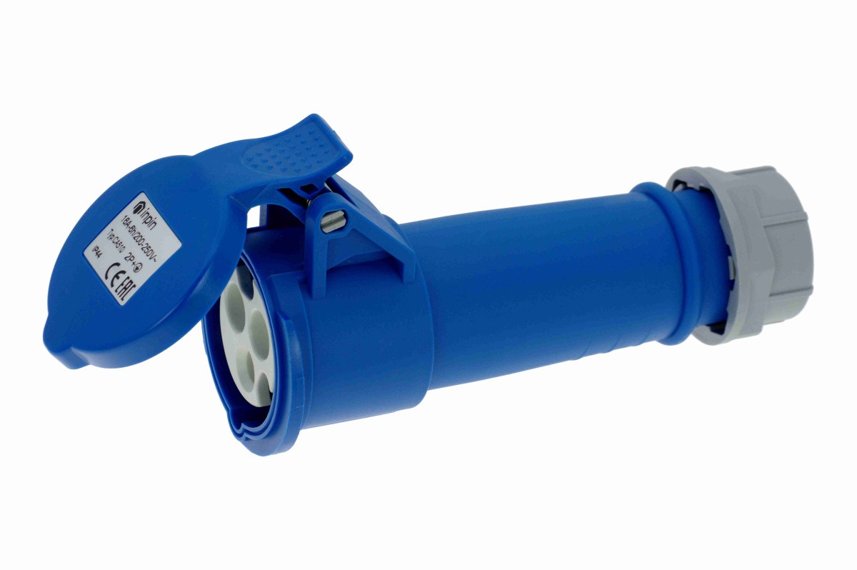 CA510 INPIN Розетка кабельная 16A/230V/1P+N+E/IP44