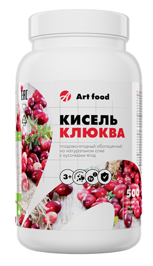 Кисель Клюква с ягодами,500 гр.