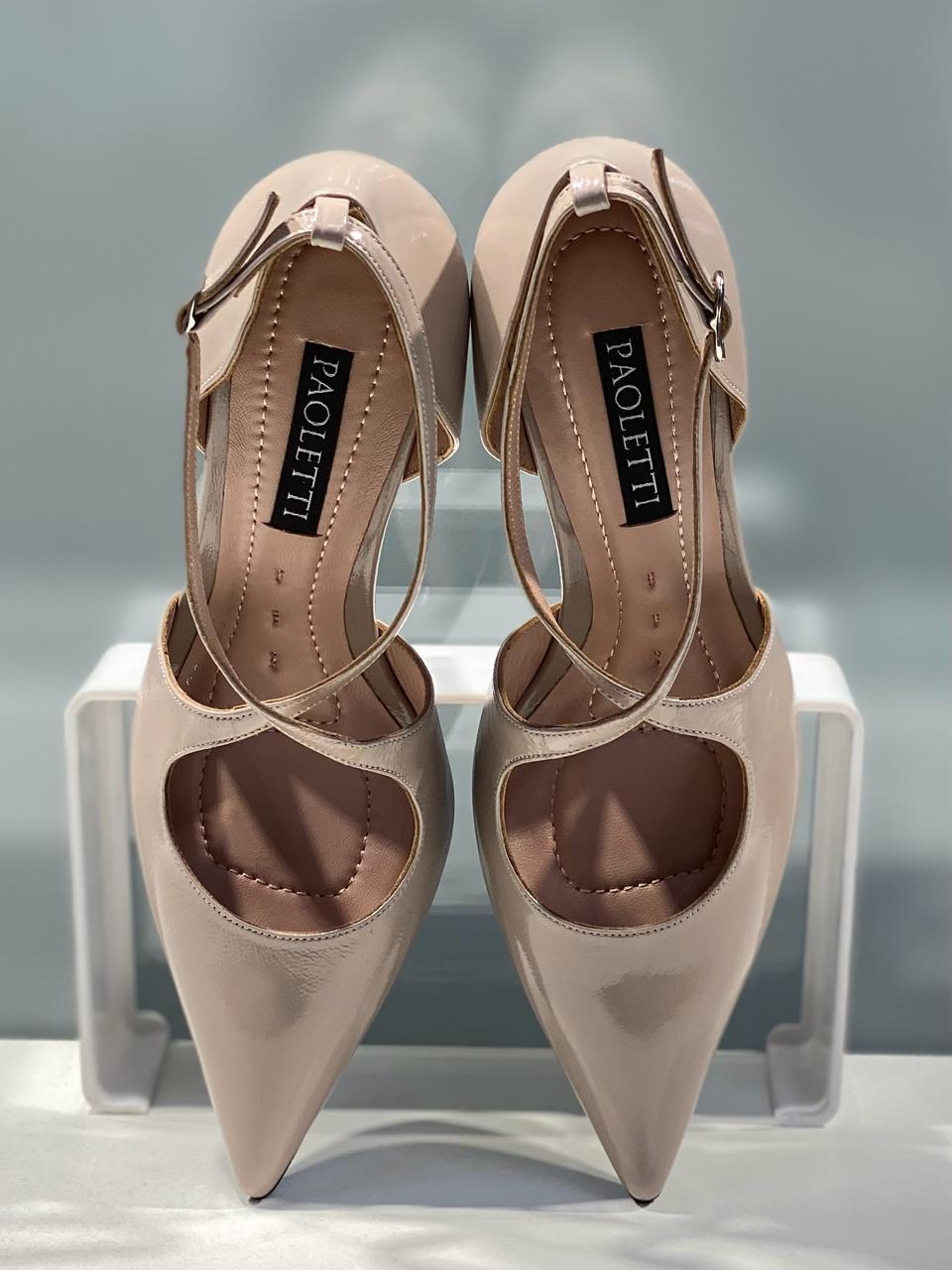 Стильные женские босоножки "Paoletti". Кожаная женская обувь весна 2024. - фото 4 - id-p115292414