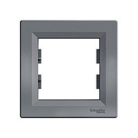 Рамка SE EPH5800162 для выключателя Asfora 1-постовая из стали