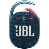 Переносной Bluetooth-динамик JBL Clip 4 с карабином, голубой-розовый