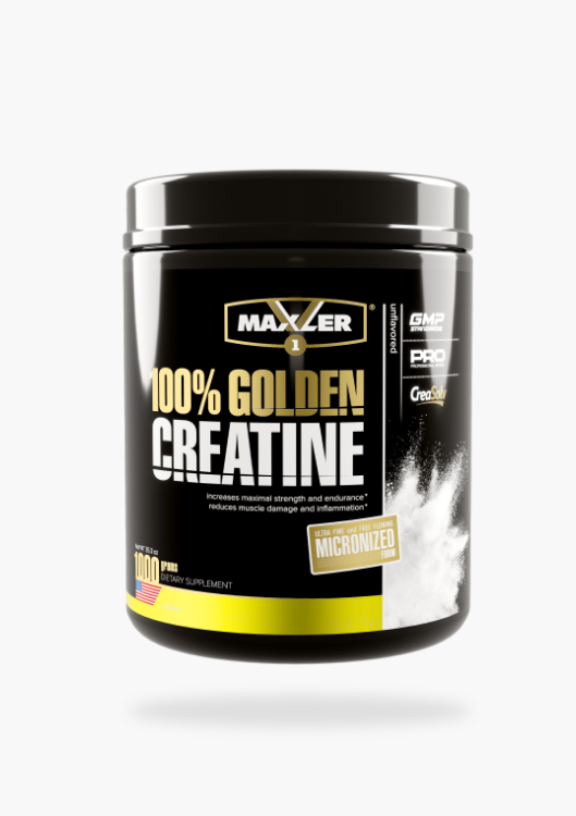 100% Golden Creatine Безвкусовой Банка 1000г