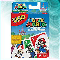 Настольная карточная игра "UNO Super Mario (УНО Супер Марио)" (112 карт)