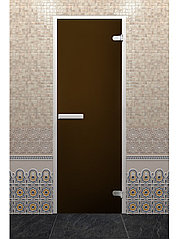 Дверь Турецкая ЛАЙТ "Бронза" 0,75х1,925м (коробка аллюминий)