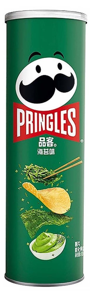 Чипсы PRINGLES со вкусом ВАСАБИ и НОРИ  110 гр (20 шт в упаковке) КИТАЙ