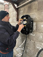 Монтаж и настройка зарядной станции для электромобиля. 8(701)933-98-77