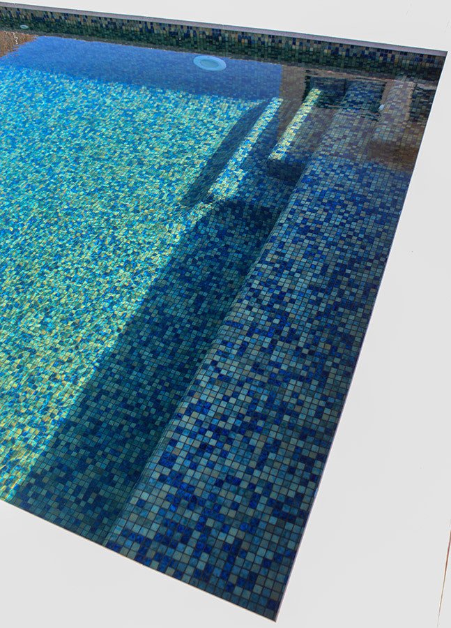 Стеклянная мозаика для бассейна Reviglass Blue Bali (Paradise Stones, цвет - синий-серый) - фото 6 - id-p115297200